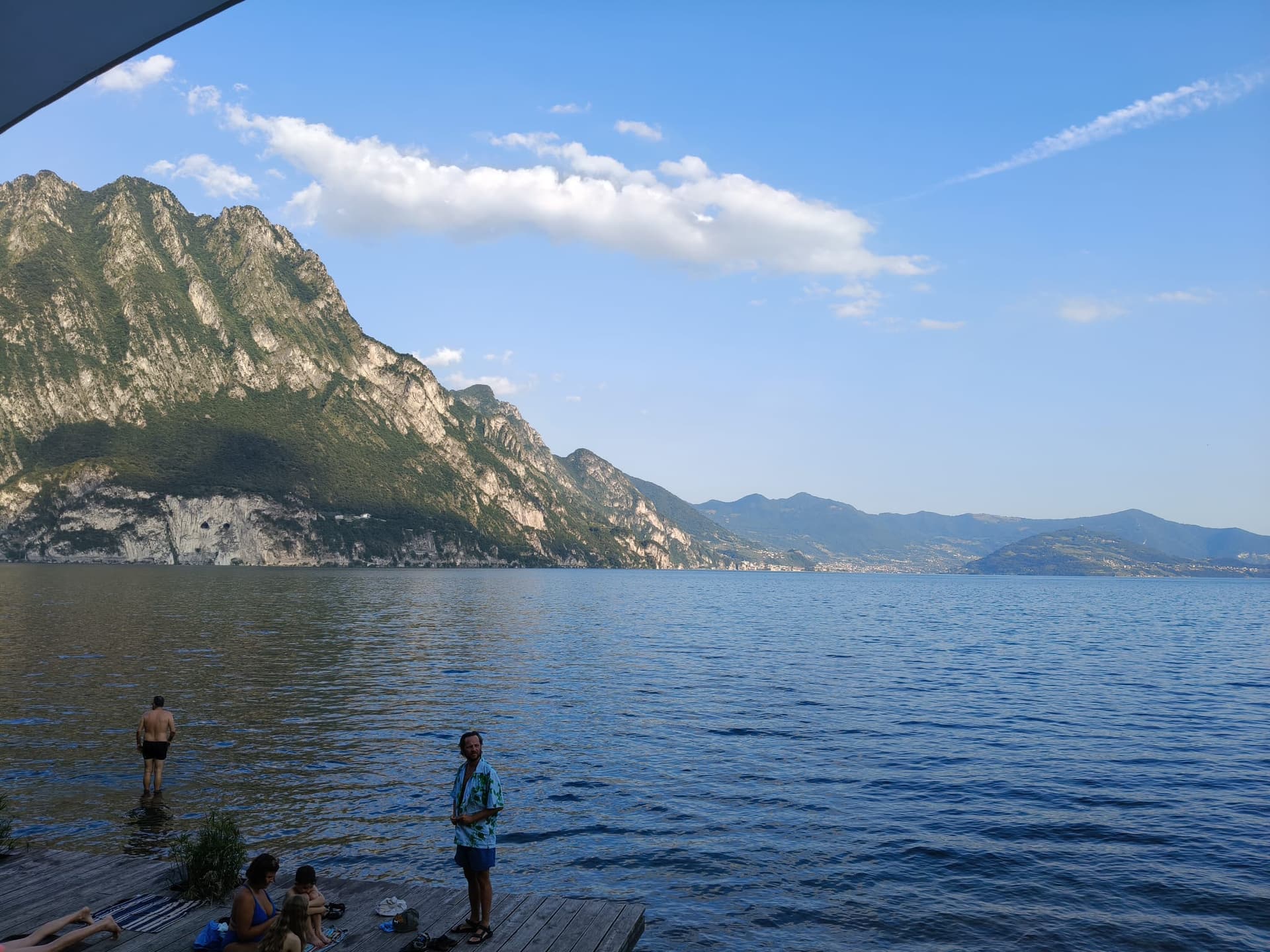 Veduta panoramica del Lago d'Iseo